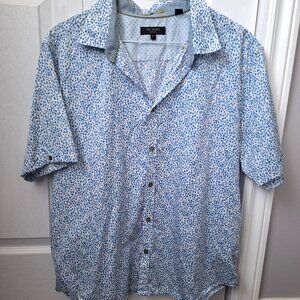 Ted Baker Short Sleeve Cotton Button Down Shirt